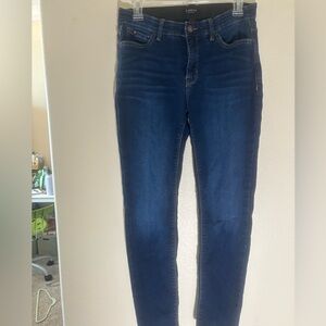 Dark Blue Skinny Jeans for Women